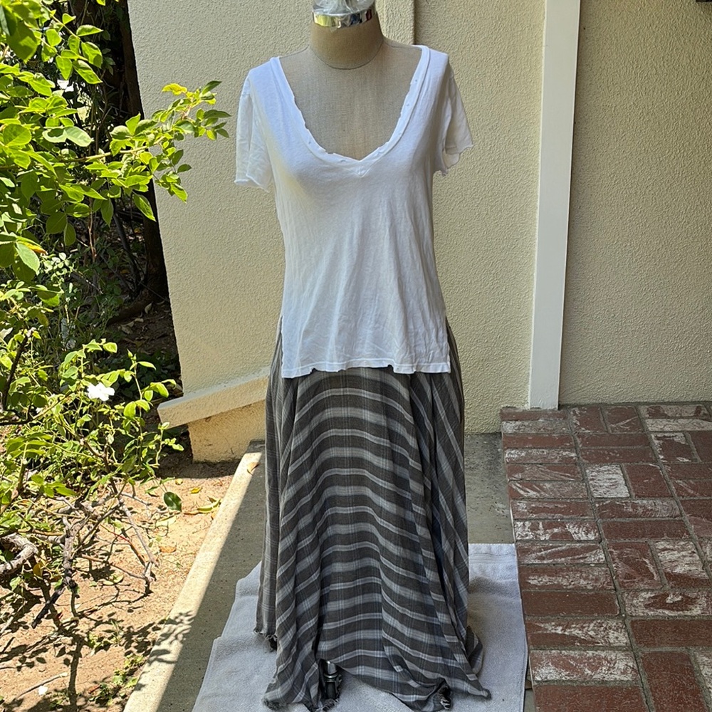 LNA white soft great high end slouchy tshirt. Made in USA - Picture 3 of 10